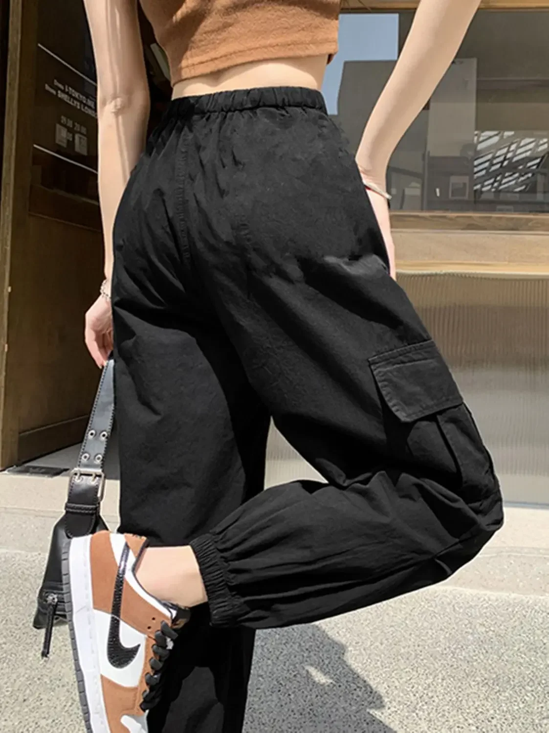 Pantaloni da lavoro per donna in estate Moda sottile Piccole cravatte a nove punte Pantaloni casual larghi Harun dimagranti JJ173