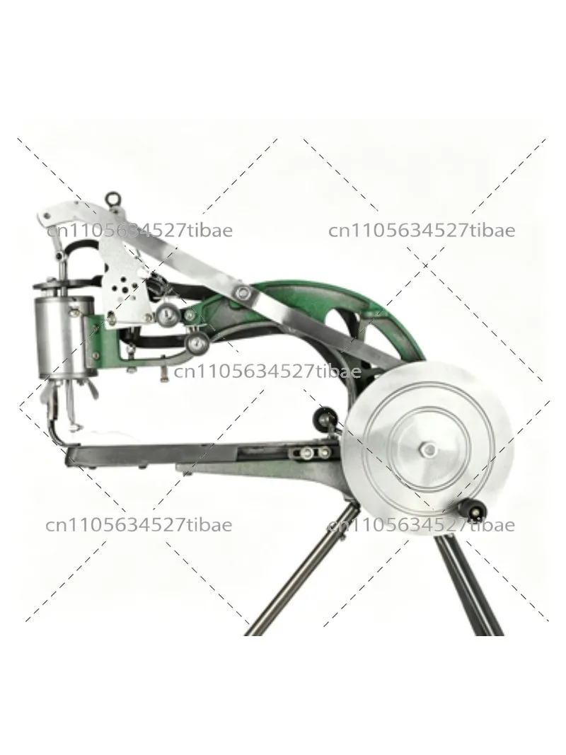 Heavy Duty Manual Sewing Machine, Portable Leather & Shoe Repair Tool with Needles, for Bags, Clothes Mending