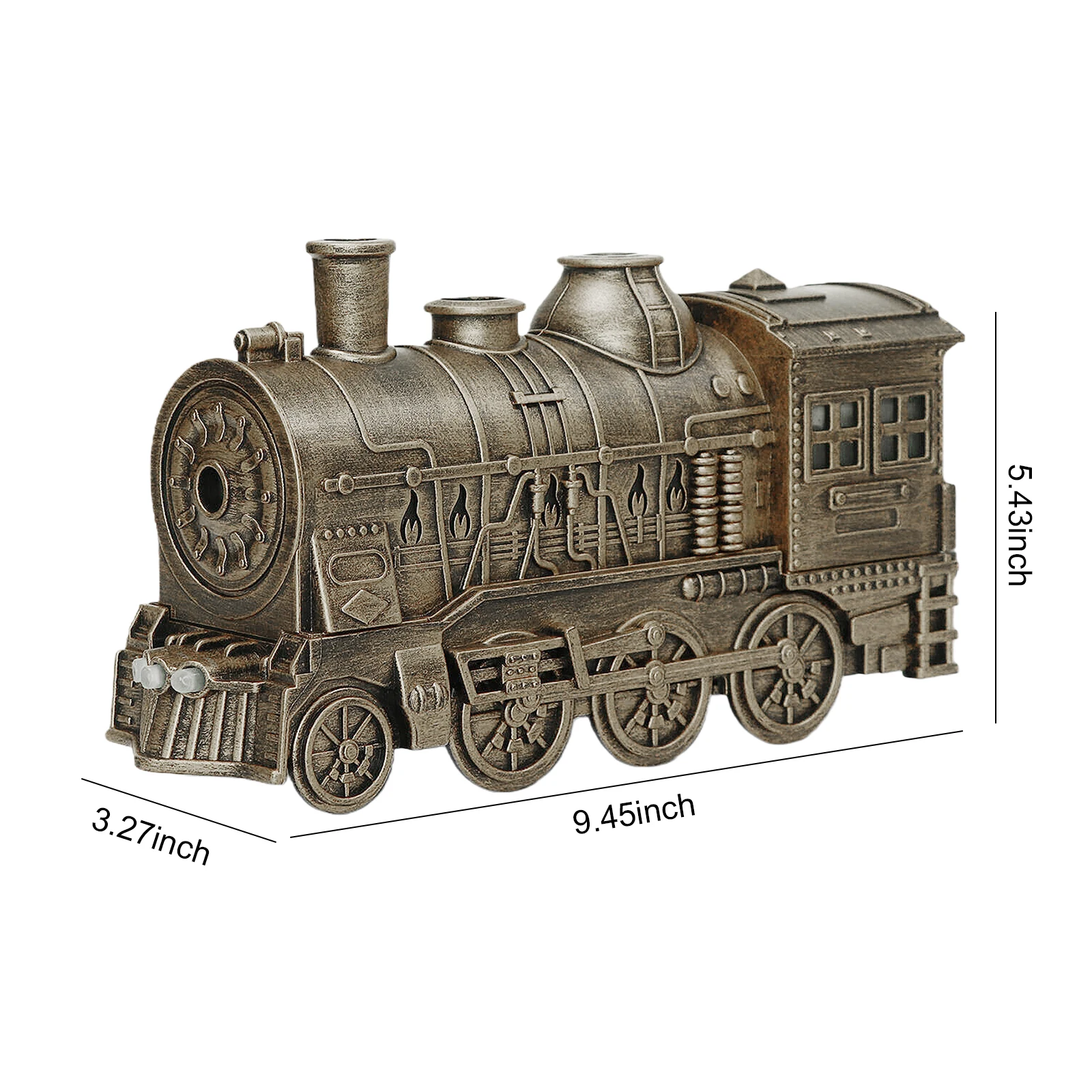 

300ML Vintage Steam Train Air Diffuser Humidifier Essential Oil Diffuser Cool Mist Humidifier for Relaxation Home Decor & Gifts