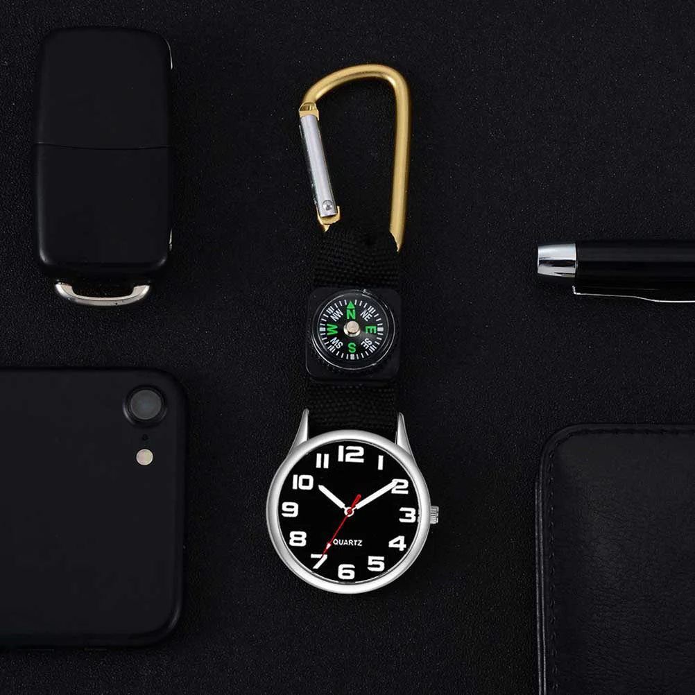 Reloj de enfermera de montañismo, reloj de bolsillo Simple amarillo de doble uso para deportes al aire libre, reloj de moda para personal médico