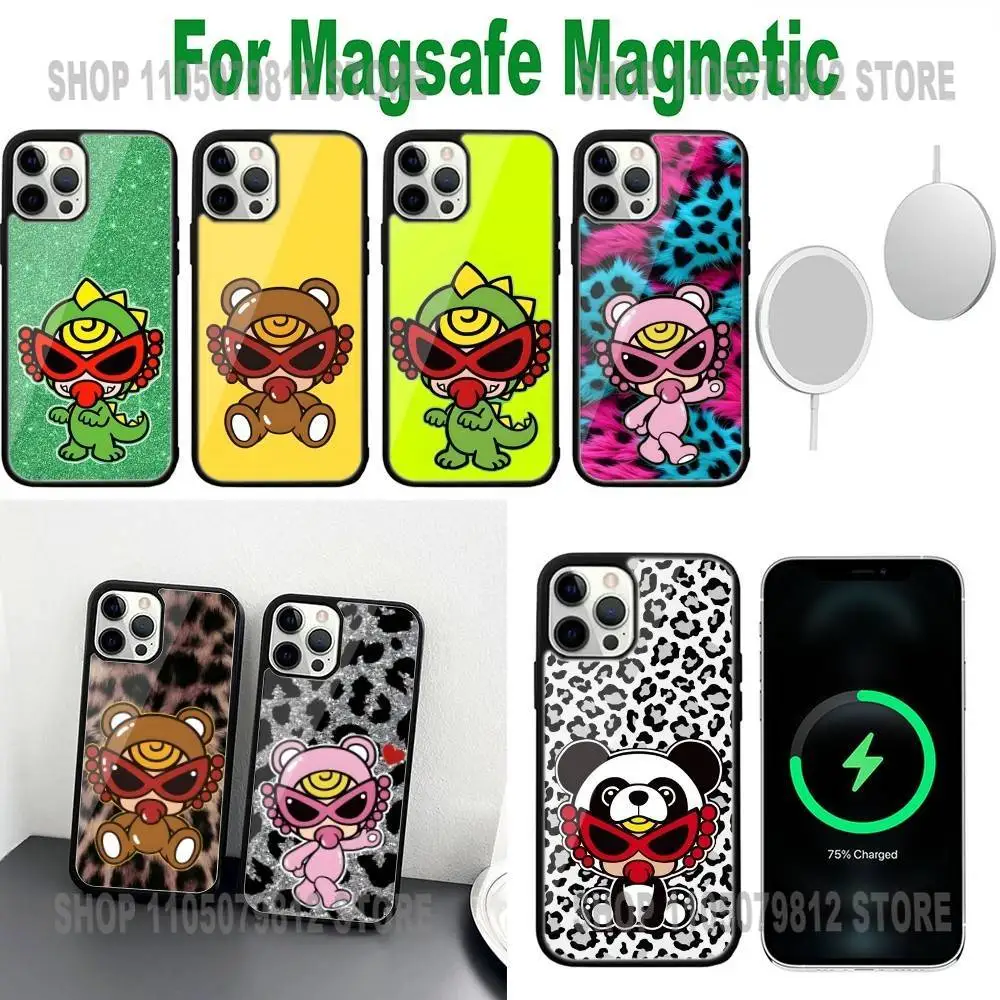 

Japan Fashion H-Hysteric M-Mini Phone Case For iPhone 16,15,14,13,12,11,Plus,Pro,Max,Mini Magsafe Magnetic Wireless Charging
