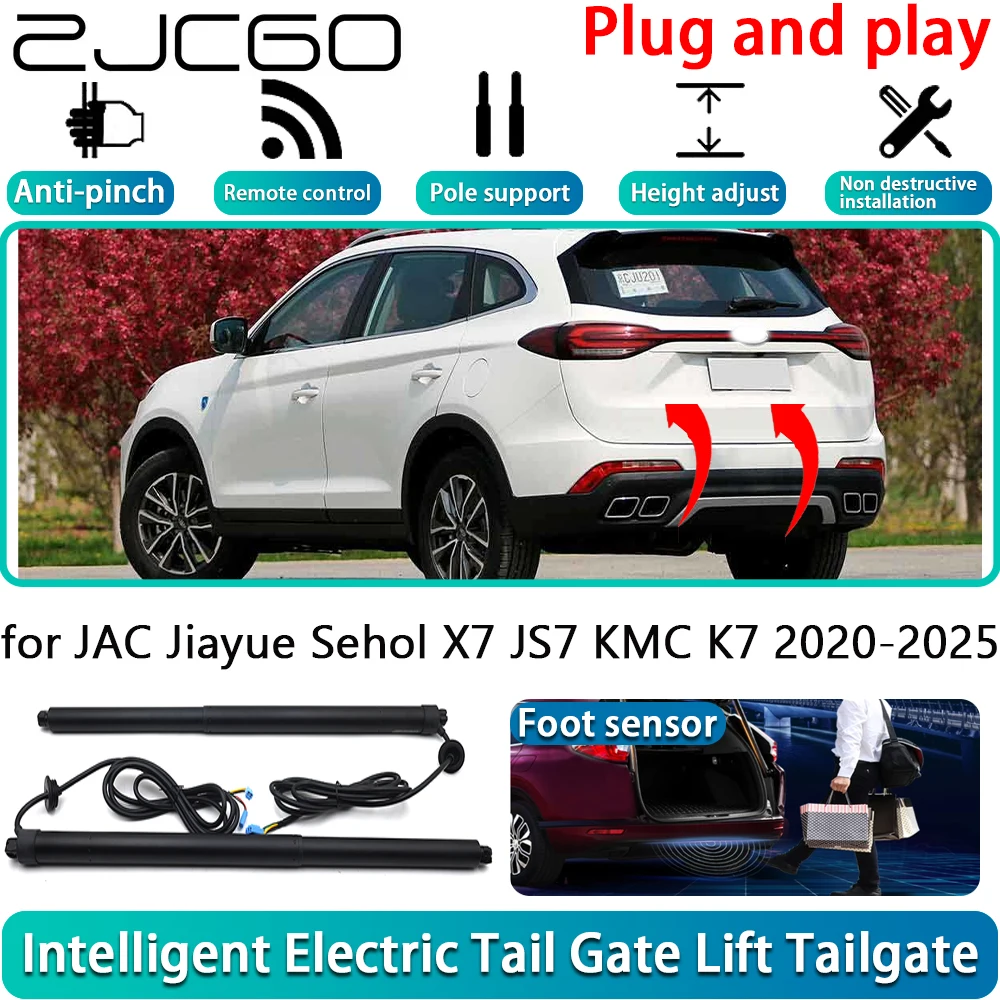 

for JAC Jiayue Sehol X7 JS7 KMC K7 2020-2025 Electric Powered Tailgate Power Liftgate Automatic Tailgate System With Foot Sensor