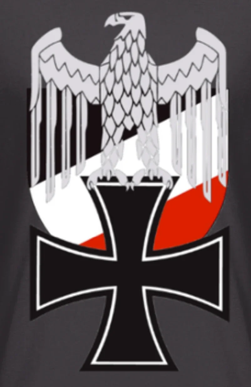 Imperial Eagle Cross of Wehrmacht Emblem T-Shirt 100% Cotton O-Neck Summer Short Sleeve Casual Mens T-shirt Size S-3XL