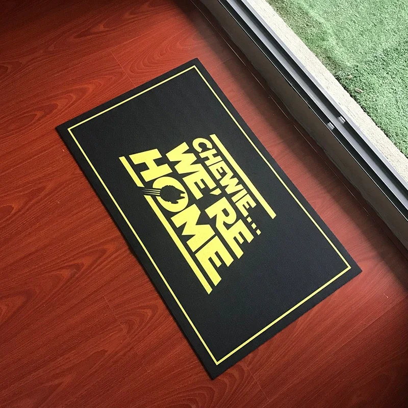 Chewie We're Home Funny Custom Doormat Welcome Carpet on The Floor Kitchen Rug Bedroom Floor Foot Mat In Hallway