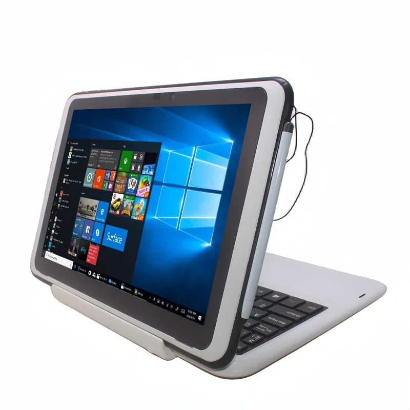 Laptop Intel Atom Z8350, 10.1 ", Windows 10 Pro, 2GB RAM, 64GB ROM, Tablet, Resolução IPS 800x1280, Escritório, Estudo, PC, Computador barato, Novo