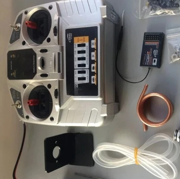 Full Set RC Bait Boat Accessories 775 Motor 480A ESC with MC6C Remote Control 500M Range for Nesting and Net Pulling