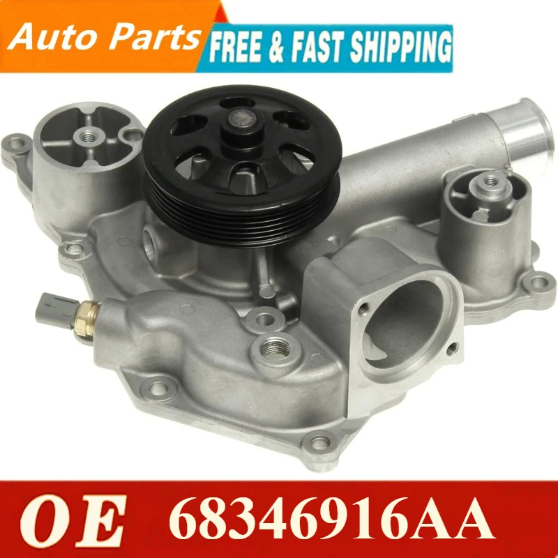 

New Water Pump Fit For Chrysler 300 6.4L SRT 2011-2020 68346916AA 68346915AA