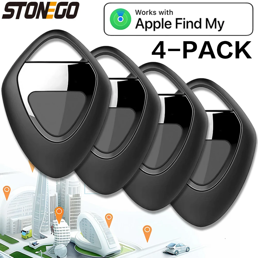 STOENGO Locator Works With Apple Find My App, Tracker And Keys Finder For Lost Keys, Bags, Wallets, Luggage, Only For IOS