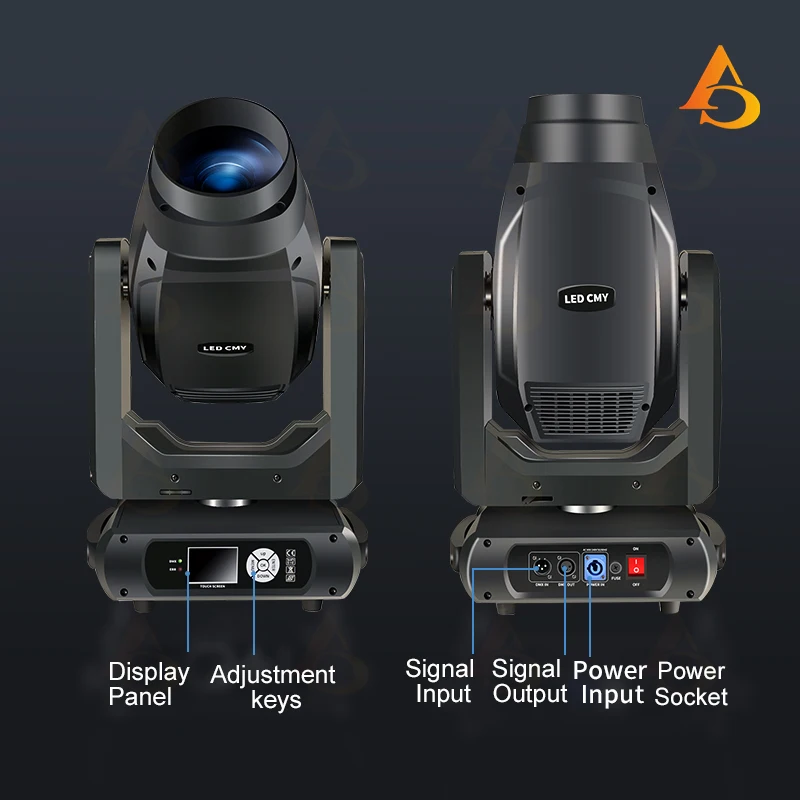 AICPOSE 500W ビームスポットウォッシュ LED ムービングヘッドライト