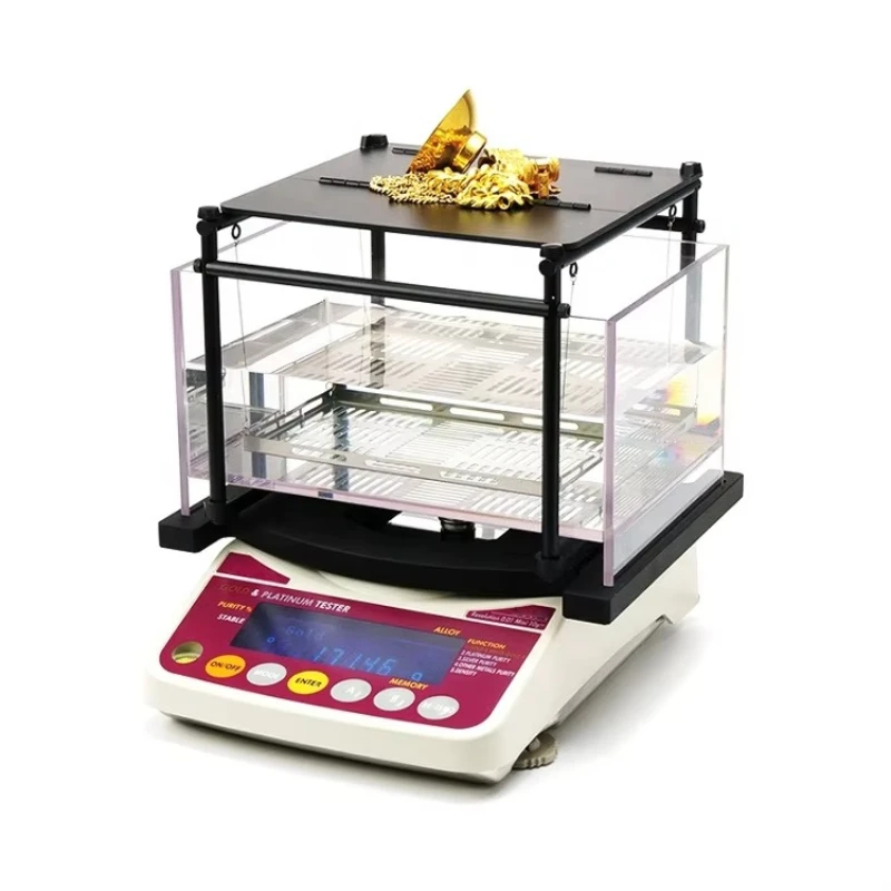 Precious Metal Densimeter Laboratory Density Hydrometer Digital Gold Purity Analyzer