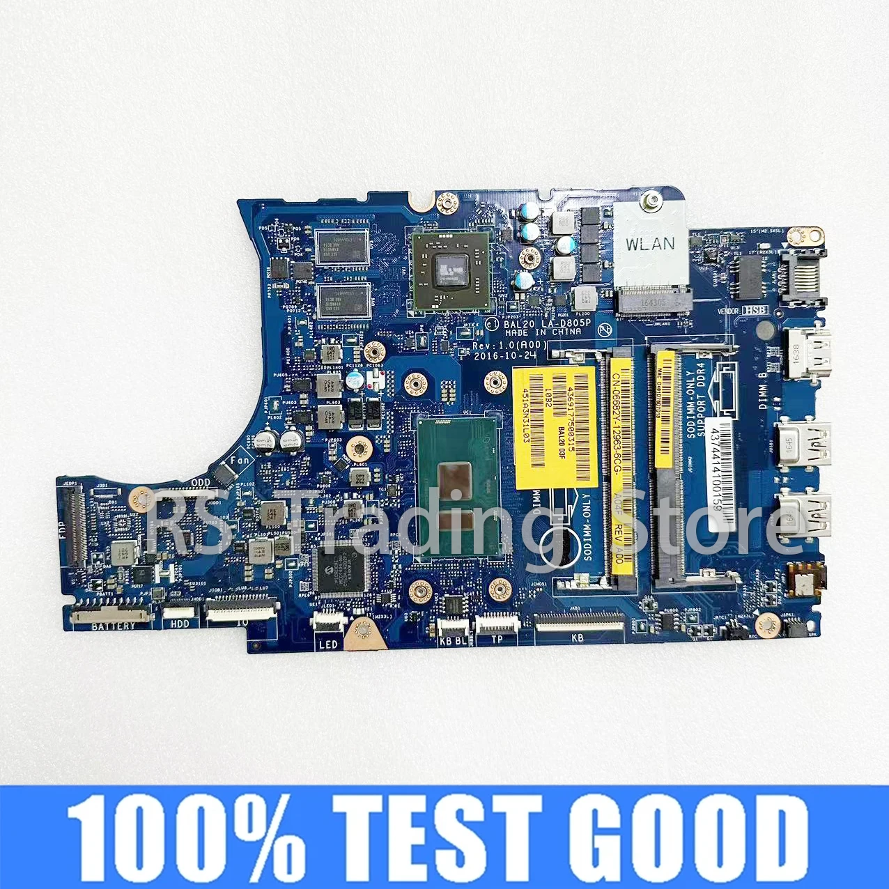 CN-06682Y LA-D805P For DELL Inspiron 15 5567 5767 Laptop Motherboard With i3-6006U CPU R7 M340 GPU 2G 216-0864032 06682Y 6682Y