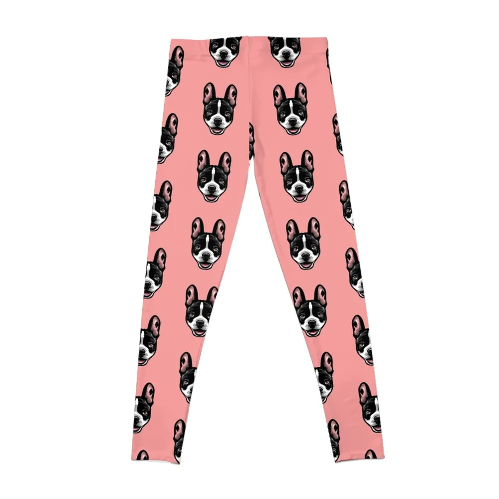 French Bulldog Portrait Drawing Leggings for girls Pants sport Women sportwear Women's sportswear Womens Leggings