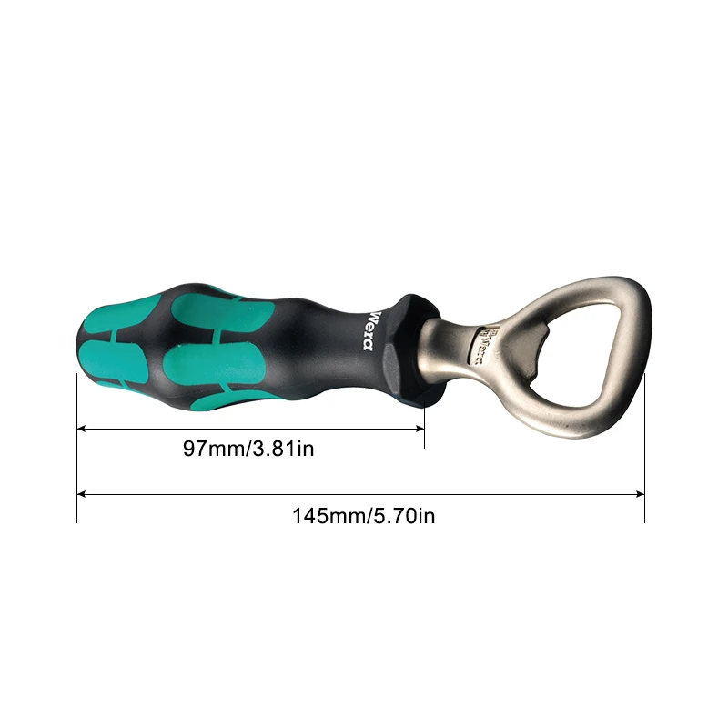 WERA Kitchen Bottle Opener 145 mm Party Available Wine Beer Bar Gadgets Kitchen Accessories 05030005003