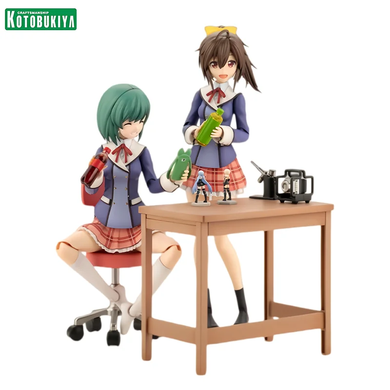 

Kotobukiya Sousai Shojo Teien x Frame Arms Girl Ao Gennai & Bukiko Kotobuki Winter Uniform Model Kit Collectible Toys Gifts