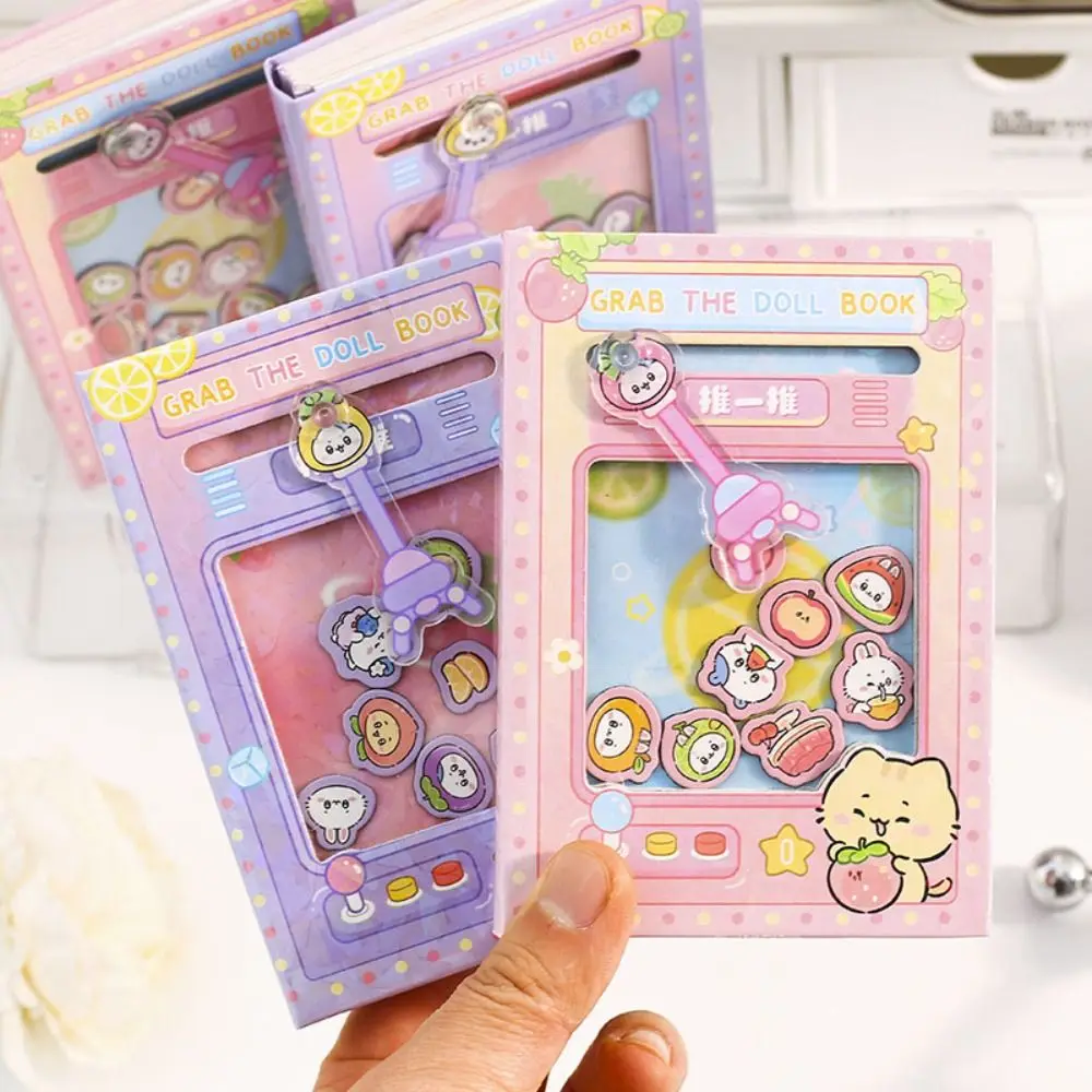 Interesting Color Inner Page Capybara Notebook Cute Doll Claw Machine Small Notepad Kawaii Diary Square Writing Pad Diary