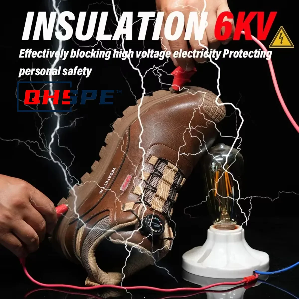 احذية السلامة المعزولة 6KV الجديدة للرجال، في رواج الآن، لها خصائص كونها أحذية تكتيكية مقاومة للماء