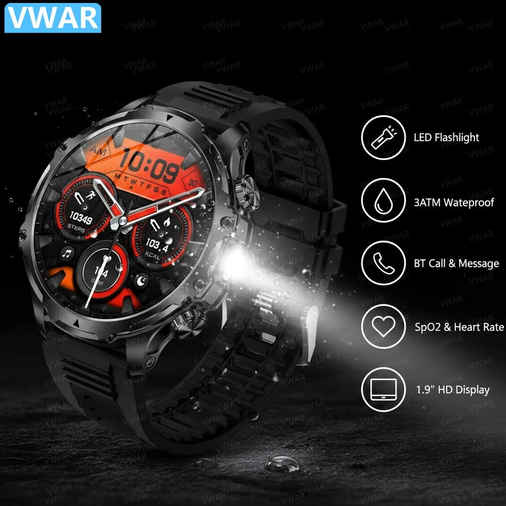 

2026 New V69 Pro 1.85 Inch HD Bluetooth Call Smart Watch Men Sports Fitness Tracker Heart Monitor Smartwatch For Android IOS