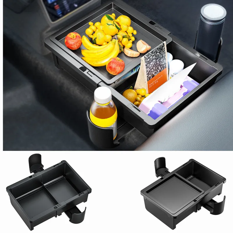 

1 Pcs Universal Car Storage Box Center Console Armrest Organizer Box Seat Back Hanging Hook Box Interior decorative Accessories