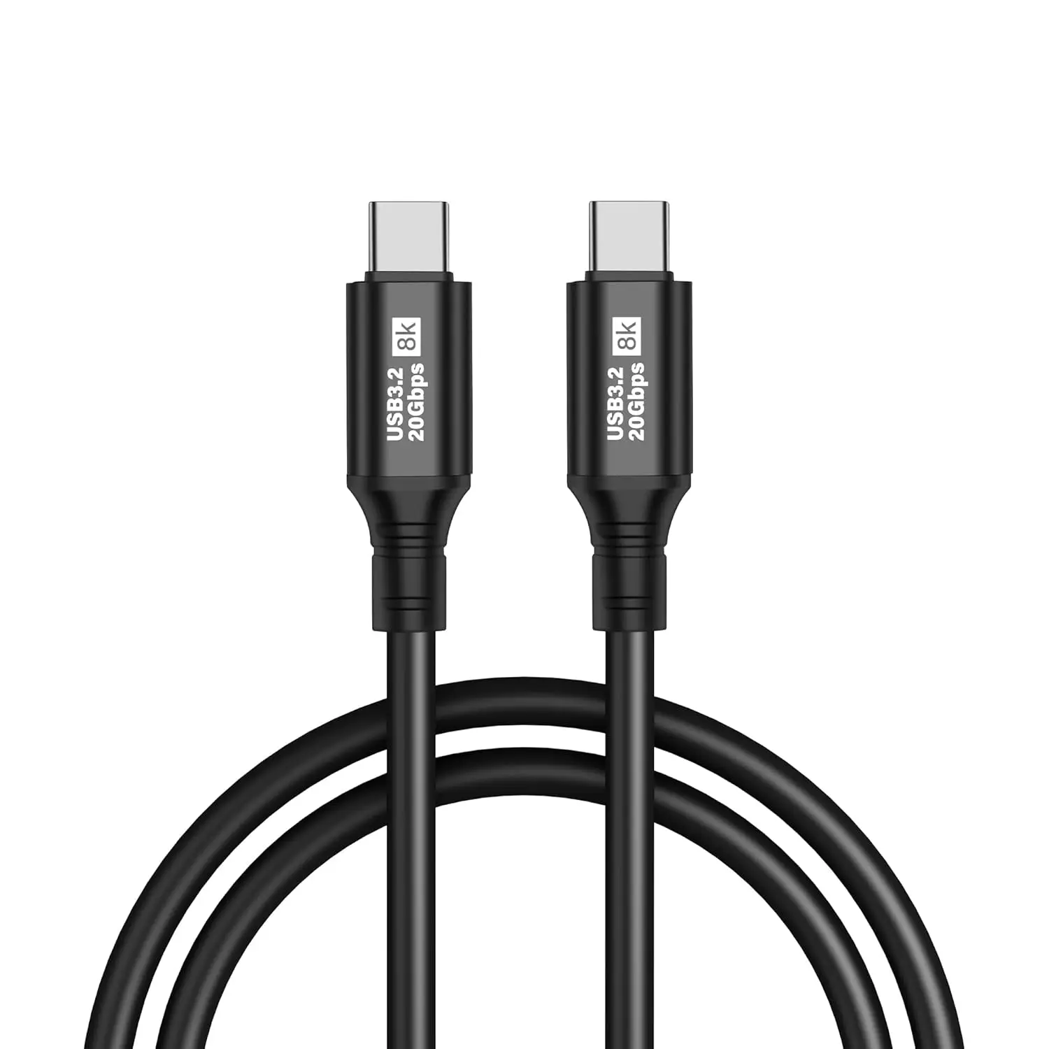 

0.5M USB C to USB C Cable USB 3.2 Type C 20Gbps PD 100W 8K@60Hz Data Fast Charging Cable for Phone, Tablet, Other USB C Devices