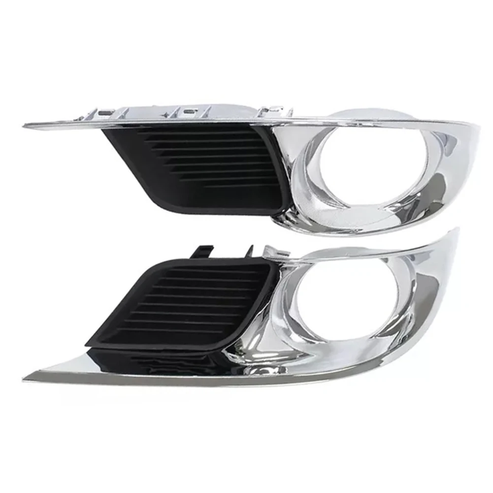 

For Toyota For Avalon Front Fog Lamp Light Cover Bezel Set Chrome Finish Fits 2011 2012 Models OEM 52040 07040 52030 07040