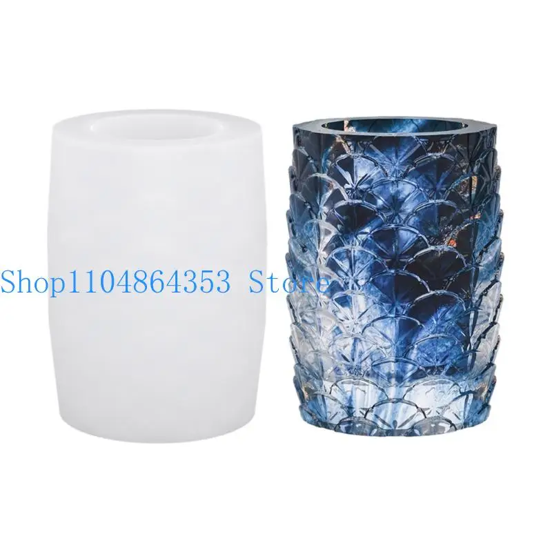 652F Multi Purpose Silicone Flower Pot Mold Jewelry Organiser Casting Crafting Tool