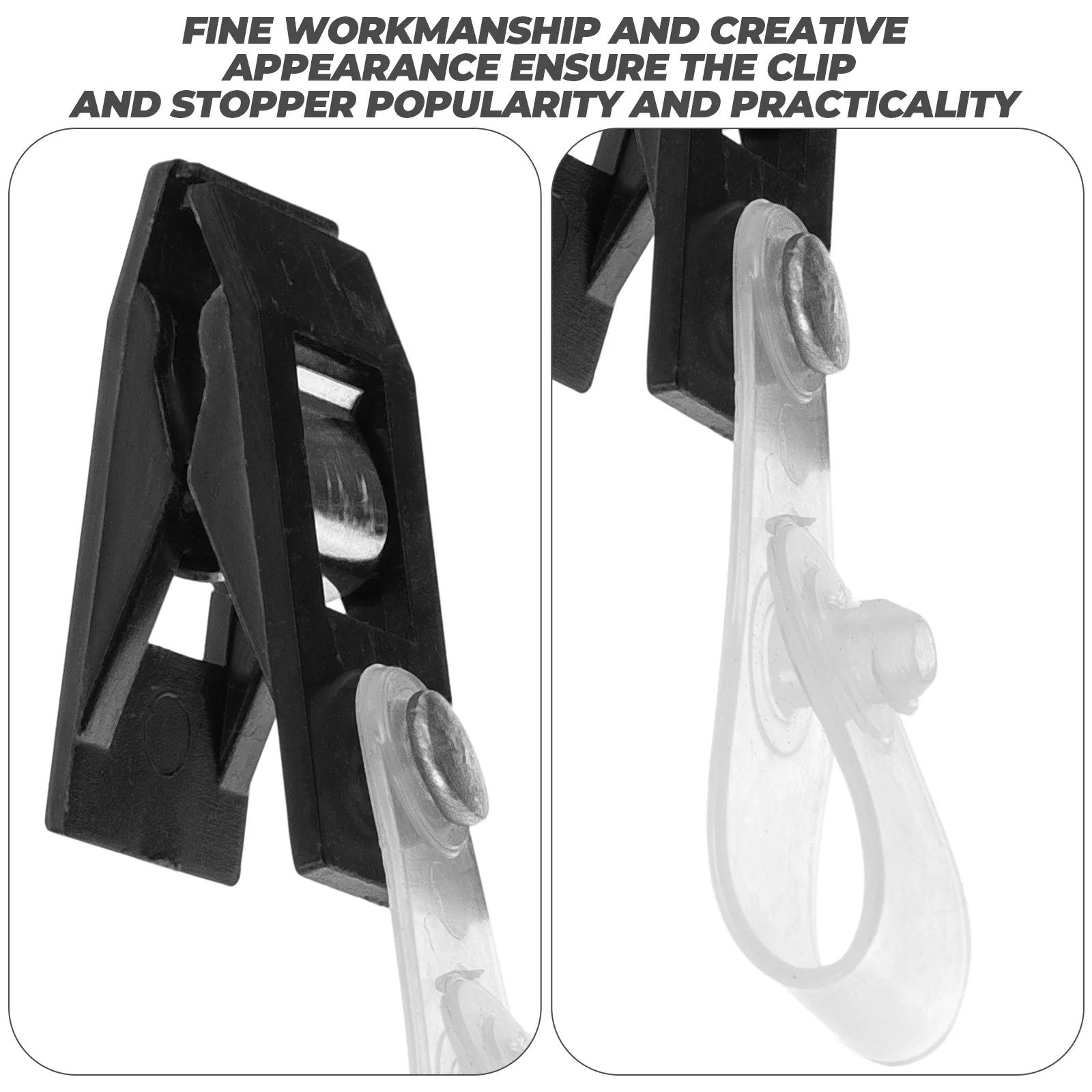 

6Set Garden Flag Clips Anti-Wind Durable Plastic Clamp Lawn Banner Stopper Windproof Fixing Tool for Yard Flags