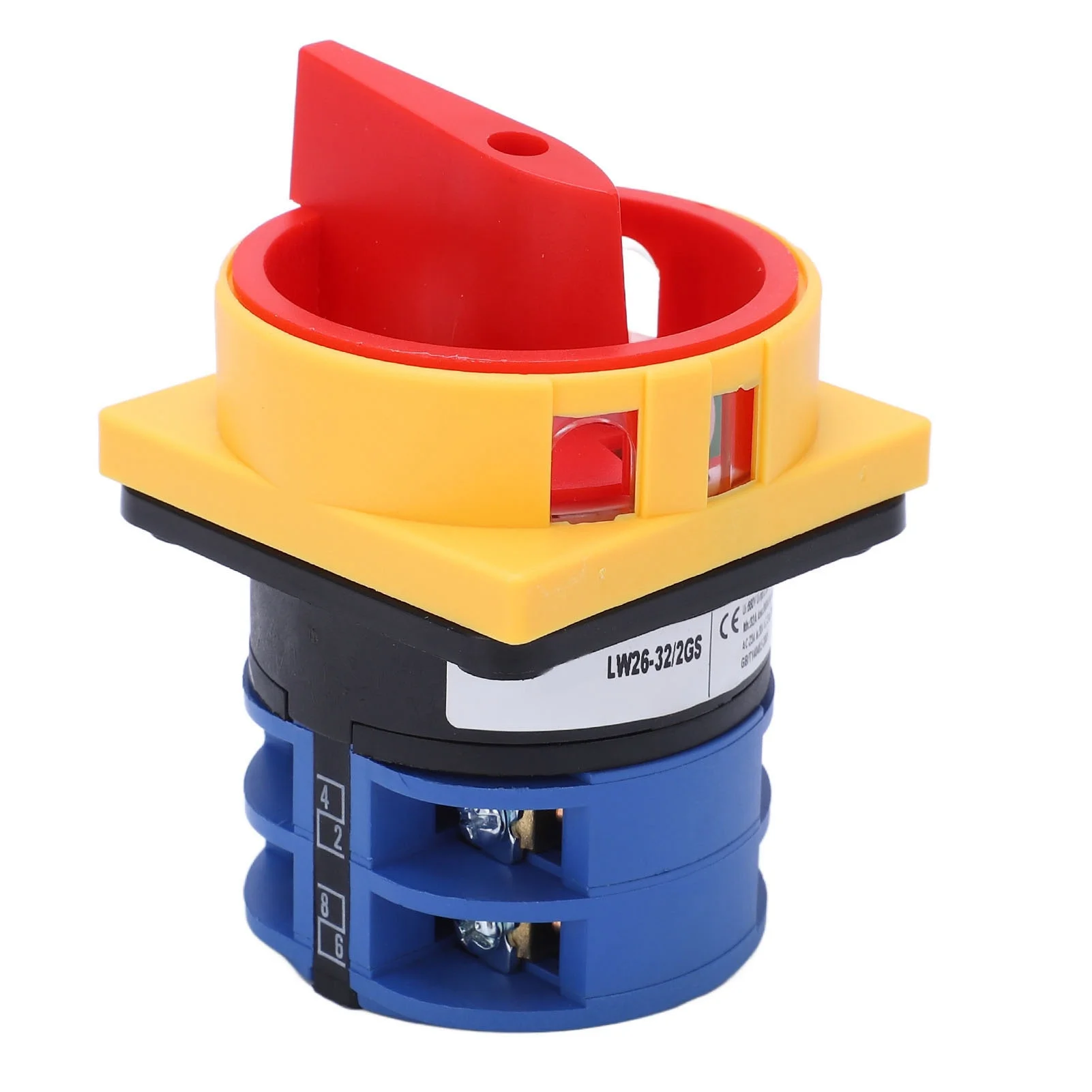 BERM Changeover Switch Universal Padlockable Cam Selector Latching Switch 32A AC240V AC440V