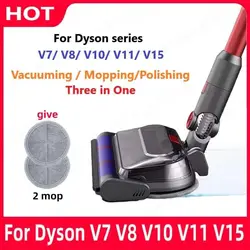 Dla Dyson V7 V8 V10 V11 V15 odkurzacz mopa nieskazitelna część zamienna szczotka ze zbiornikiem na wodę akcesoria do mopa