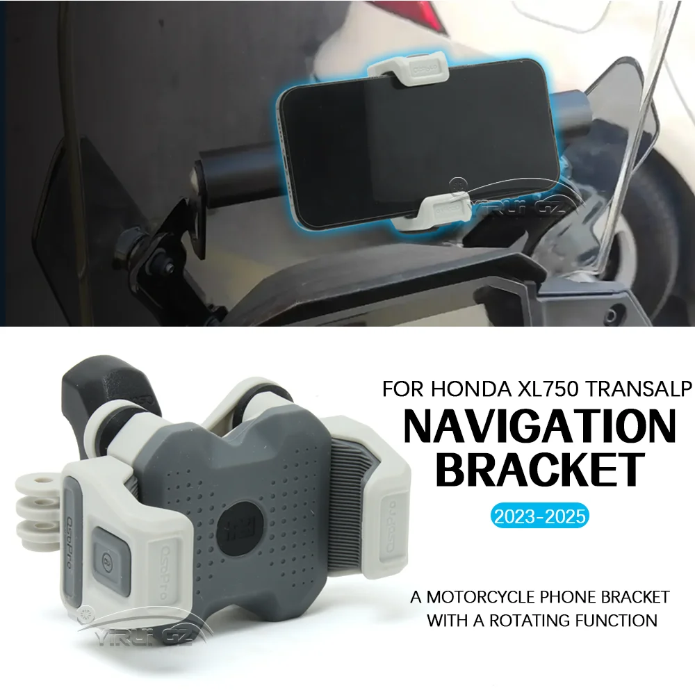 

Motorcycle Accessories Phone Holder Stand Navigation Stand Shock Absorber Phone Stand For Honda XL750 TRANSALP xl750 transalp 25