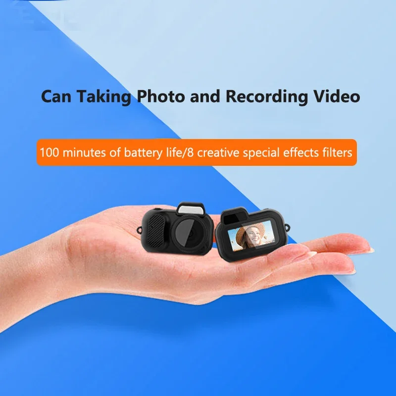 Mini Camera With 0.96 inch Screen HD 1080P Portable Retro Indoor Home Outdoor Sports Digital Camera Video Recorder for Kids