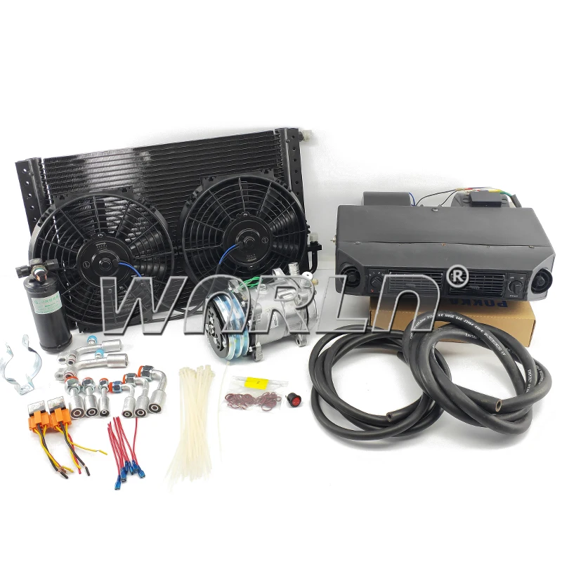 

709 Type Compressor Universal Auto Air Conditioner System Compressor Set Truck Air Conditioner Refrigeration Unit For Universal
