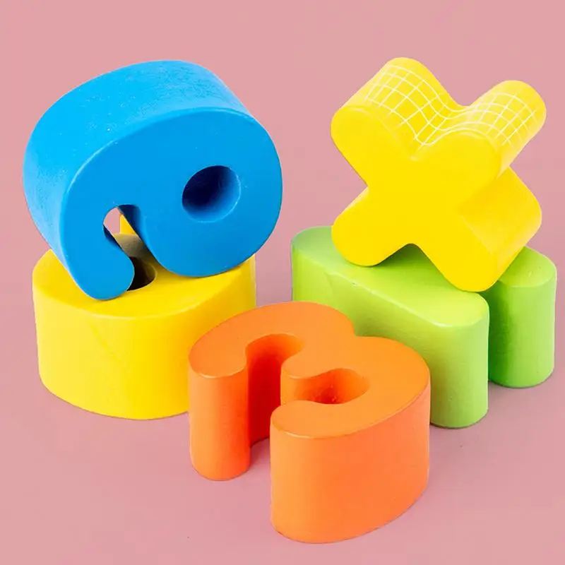 Montessori colorido blocos de matemática classificação brinquedo bebê classificador jogo número forma correspondência sensorial cubo aprendizagem brinquedos educativos