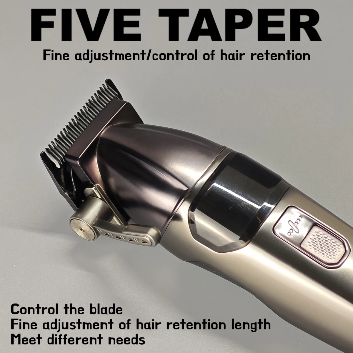 ماكينة قص الشعر الكهربائية الاحترافية WMARK NG 8008 9000 دورة في الدقيقة ماكينة تشذيب الشعر للرجال بقدرة 3200 مللي أمبير في الساعة DLC شفرة منحنية مع قاعدة لصالون الحلاقة #1