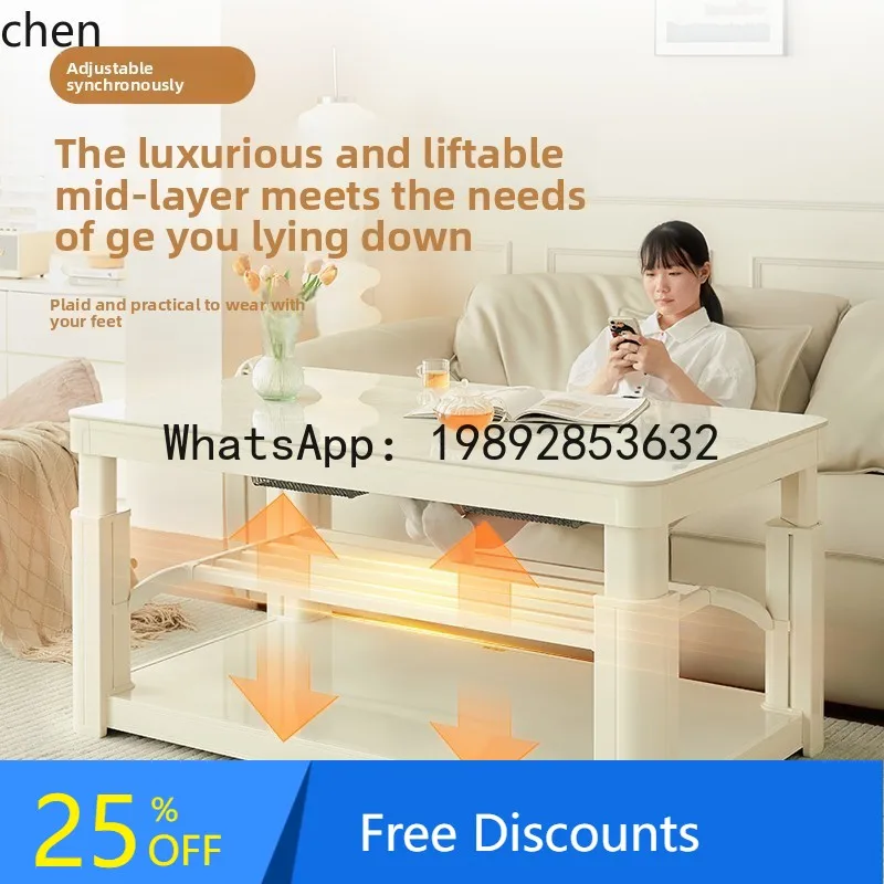 

AB mobile heating tle tea one-piece lift baking stove living room household electric stove baking tle electric heating