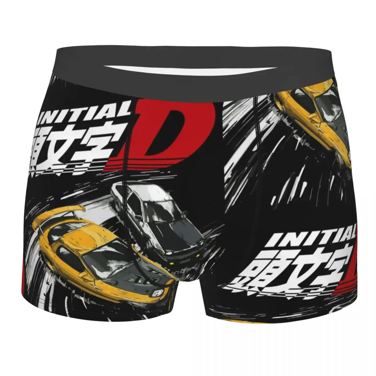 Initial D Mountain Men Boxer Briefs Underwear AE86 Highly Breathable Top Quality Birthday Gifts