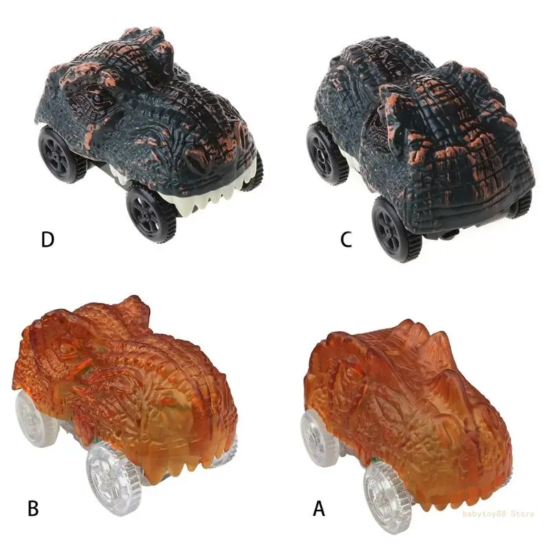 

Y4UD милый автомобиль в форме динозавра, новинка, детский автомобиль с подсветкой, игрушки для игр, игры на газоне, гоночный