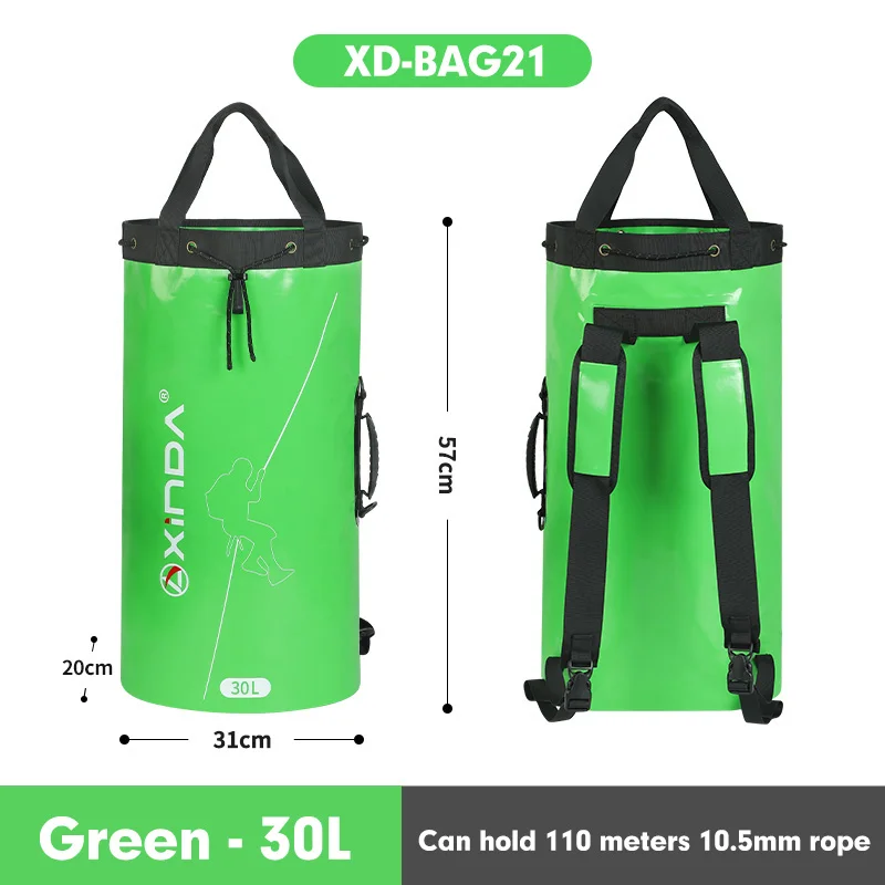 Xinda Outdoor Klettern Seil Tasche Rettungsausrüstung Paket Entwässerung Seil Sammlung Rucksack Umhängetasche 6