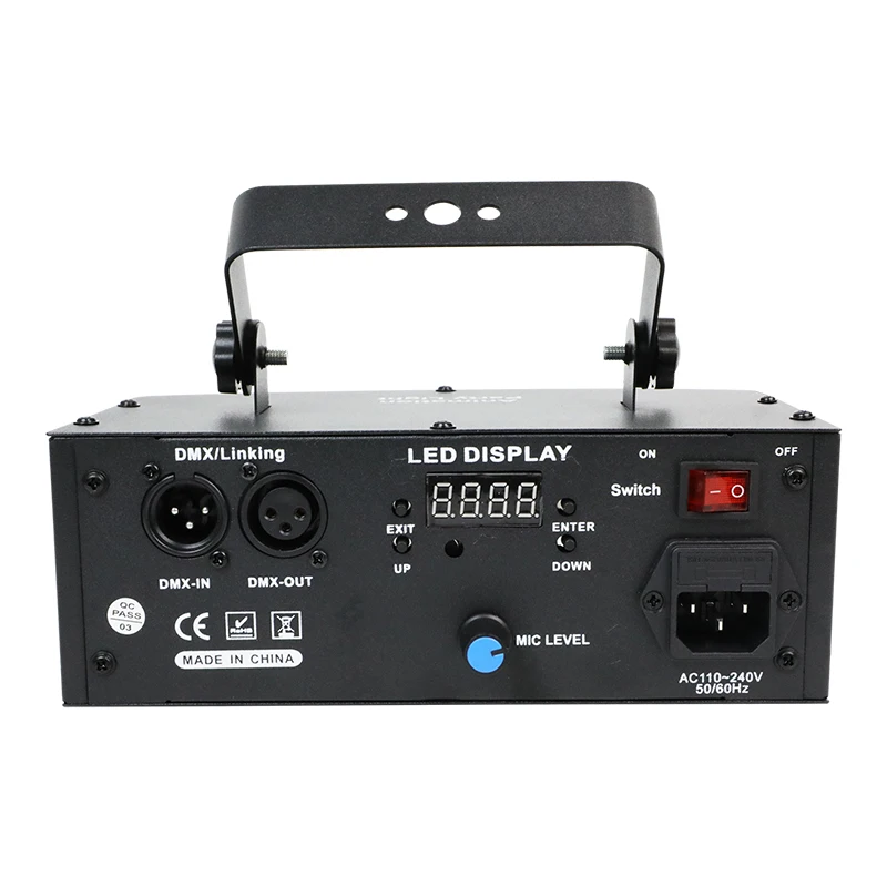 WUZSTAR Laser Party Lights DJ Stage Lights, DMX512 Music Sound Control 3D Animation RGB Disco Lights