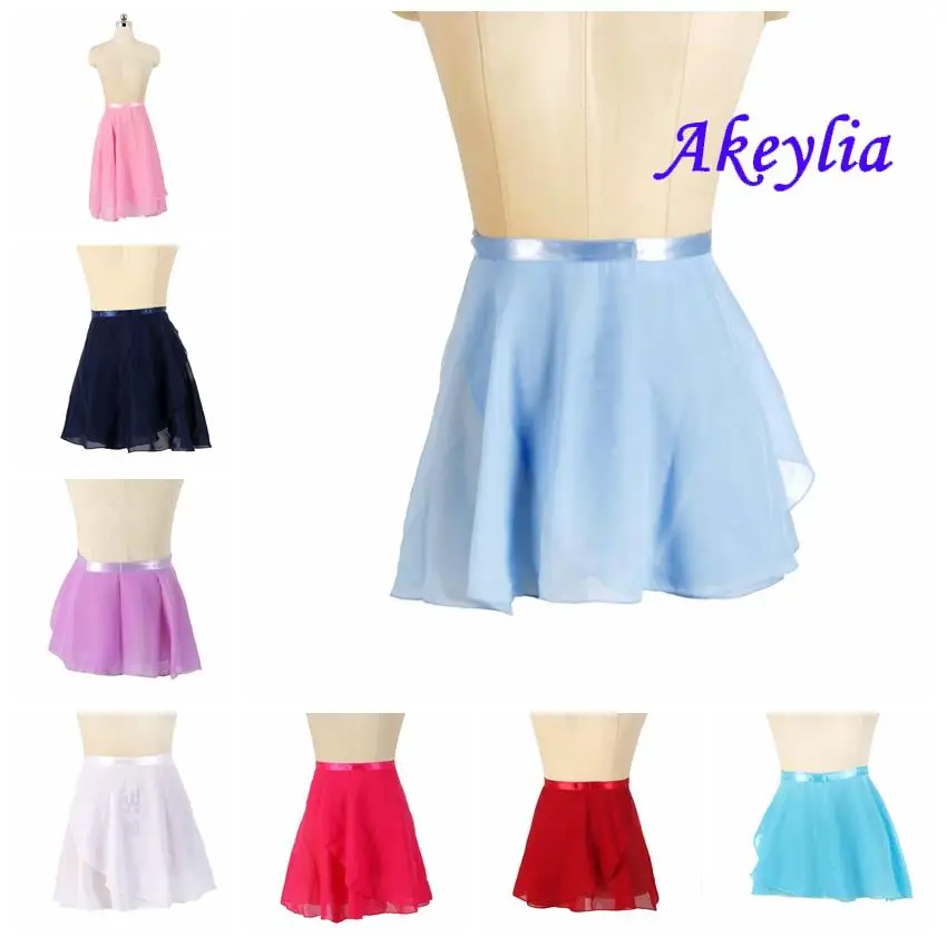 One-piece Suits Chiffon skirt for dance Girls Kids Ballet Tutu Dancing Skirt Children Practice Dress Red adult long leotard blue