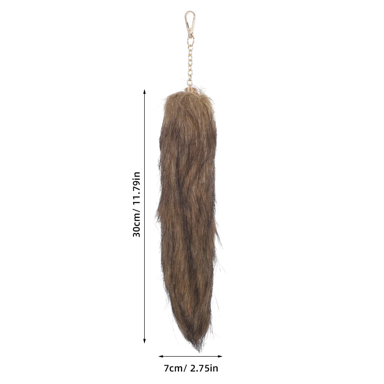 Stylish Gray Fox Tail Halloween Cosplay Costume Accessory for Parties Festivals and Themed Events Cosplay Animal Tail