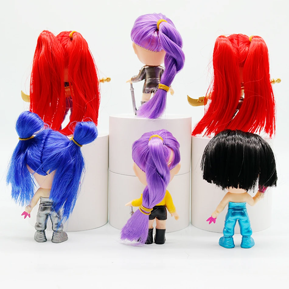 6PCS  Korea Hot Anime Demn Hunters Blind bags Figure Hunters Rumi Mira Zoey Tiger Figurine Toy Desk Decoration Statues Ornament