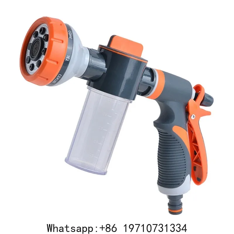 Car Water Washer High Pressure Hose Foam Sprayer Foam Nozzle Soap Dispenser Garden Watering Tool for Car Washing Plants Pets