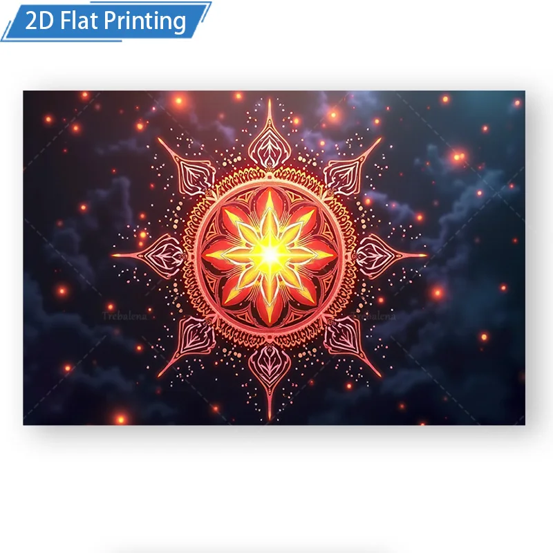 1pc Wall Tapestry Mandala Star Tapestry - Boho Chic Wall Hanging for Bedroom Decor