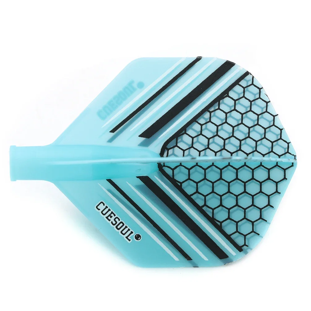 CUESOUL New Launch AK4 Dart Flights ذات الشكل القياسي - نمط أبيض وأسود #6