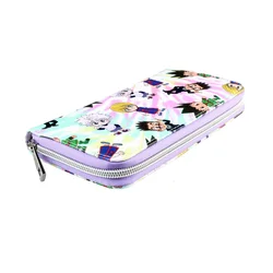 Women's Trendy Long Wallet, Zipper Around Coin Purse, Versatile Credit Card Holder