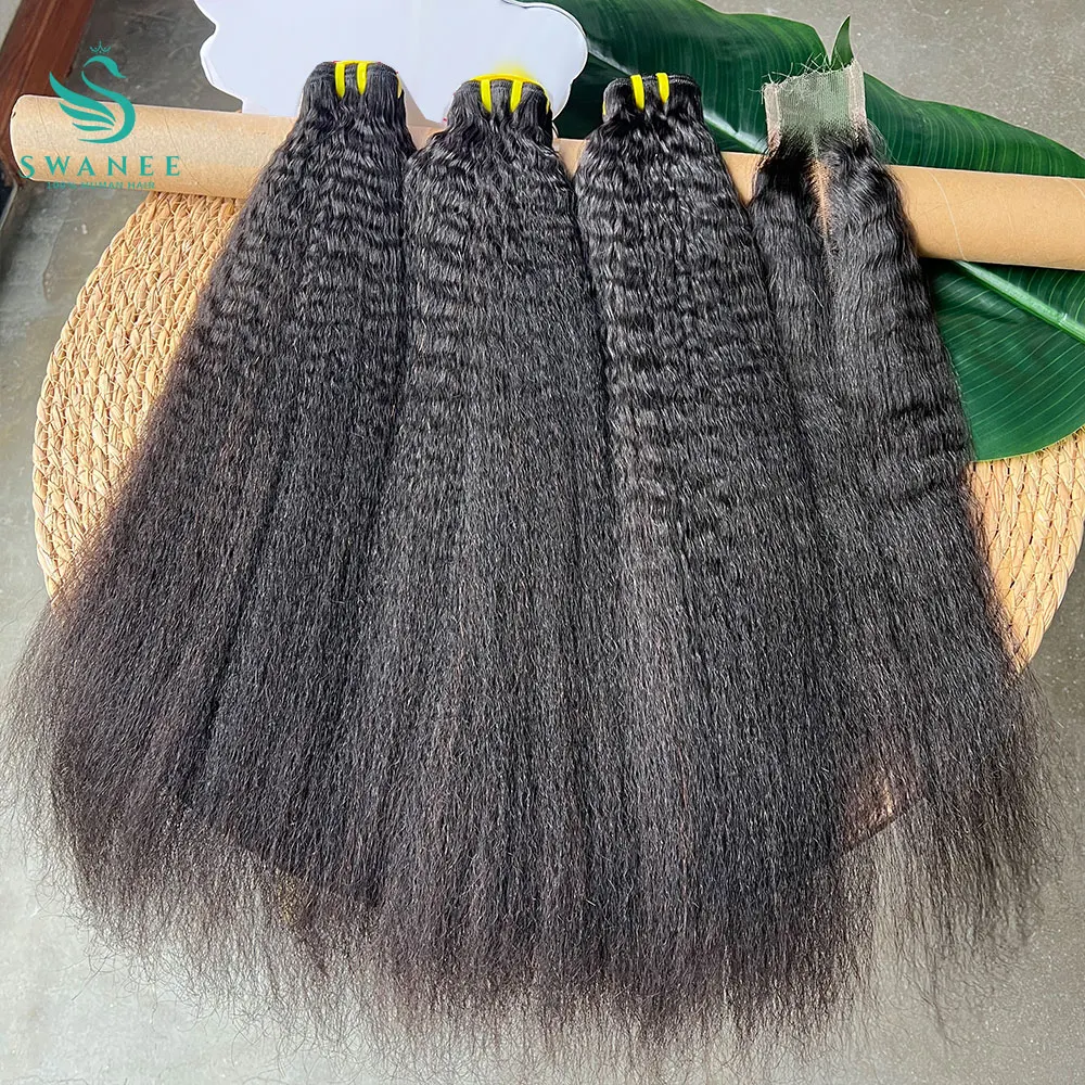 

Кудрявые яки, прямые пучки человеческих волос с застежкой 2X6 HD, фронтальные глубокие вьющиеся пучки человеческих волос, наращивание необработанных волос