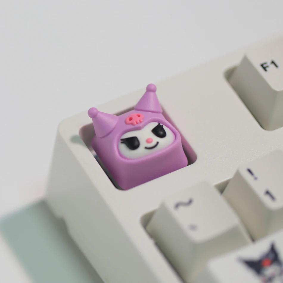 Tutup Kunci Tambahan Personalisasi Tema Kurami Lucu Tombol Keyboard Mekanis Poros Silang Diy Tutup Tombol Pengganti Kartun Yang Dipersonalisasi