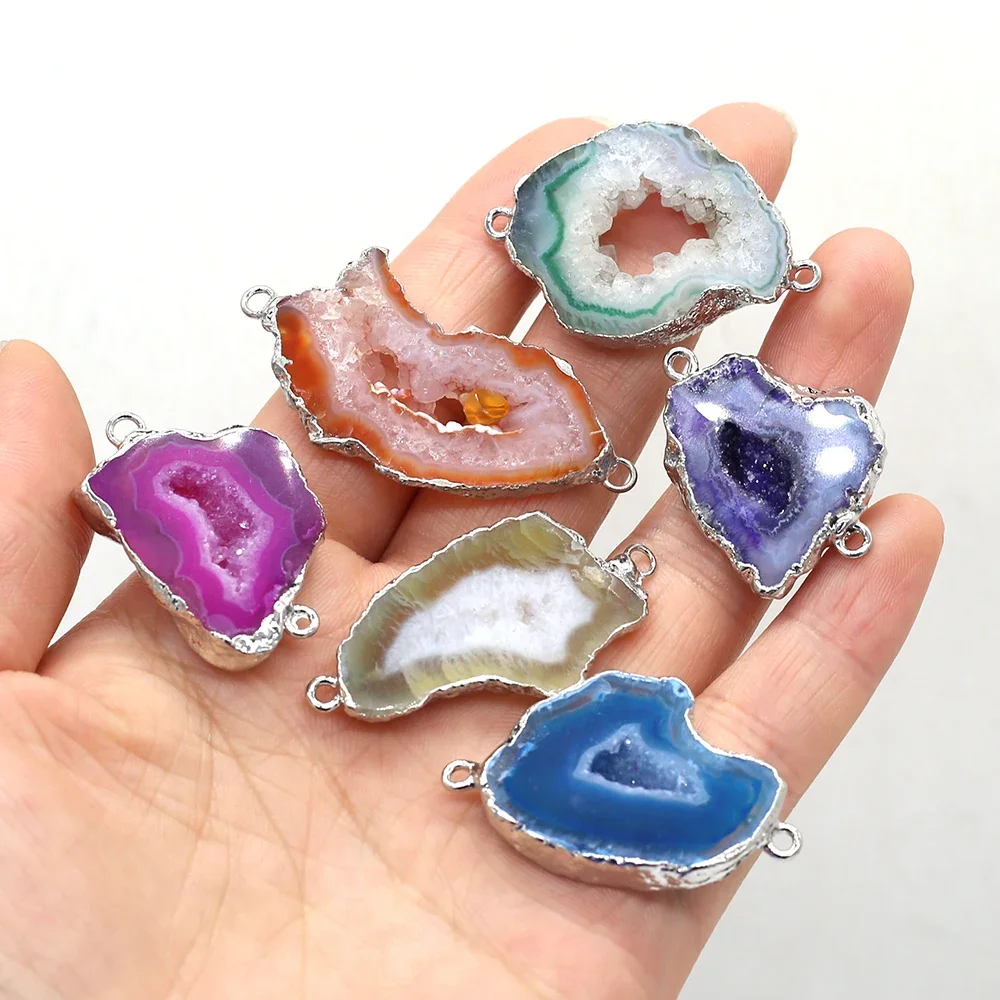 1PCS Reiki Natural Stone Crystal Irregular Pendant For Jewelry Making DIY Necklace Accessorie Healing Gem Charm Gift