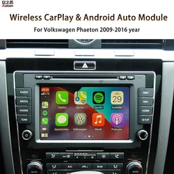 Wireless iPhone Apple CarPlay in RNS810 per Volkswagen Phaeton Android Auto Phone Mirroring Activator Unit