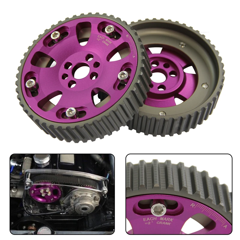 

2PCS Cam Gear Pulleys for Nissan GT-R R32 RB20DET 1989-1994 R33 RB25DET 1993-1998 R34 RB26DET 1998-2002
